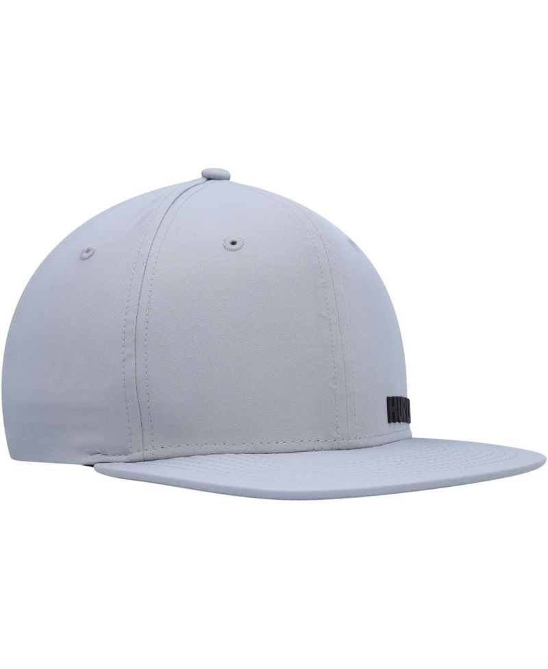 Men's Gray Phantom Ridge Zipperback Adjustable Hat