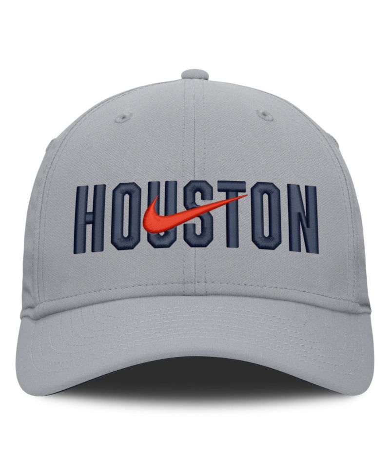 Men's Gray Houston Astros Primetime Rise Dri-FIT Flex Hat