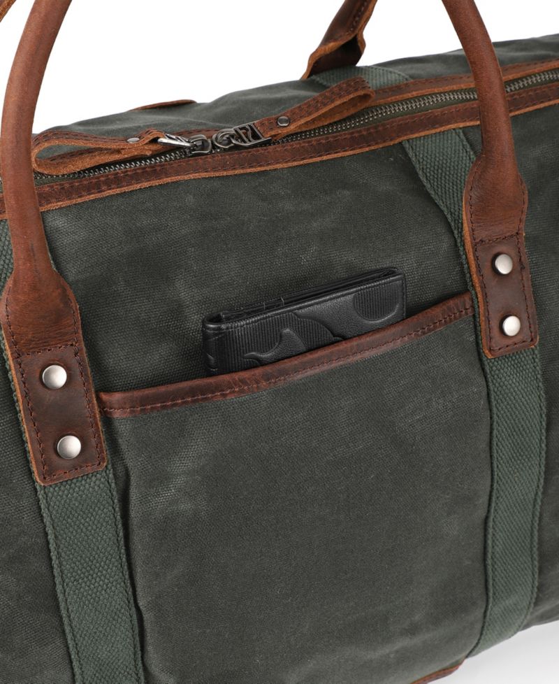 Hillside Bee-Wax Canvas Duffel Bag
