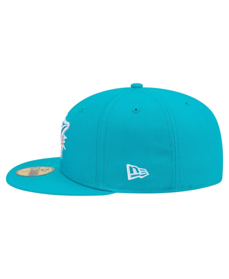 Men's Aqua Miami Dolphins 59FIFTY Fitted Hat