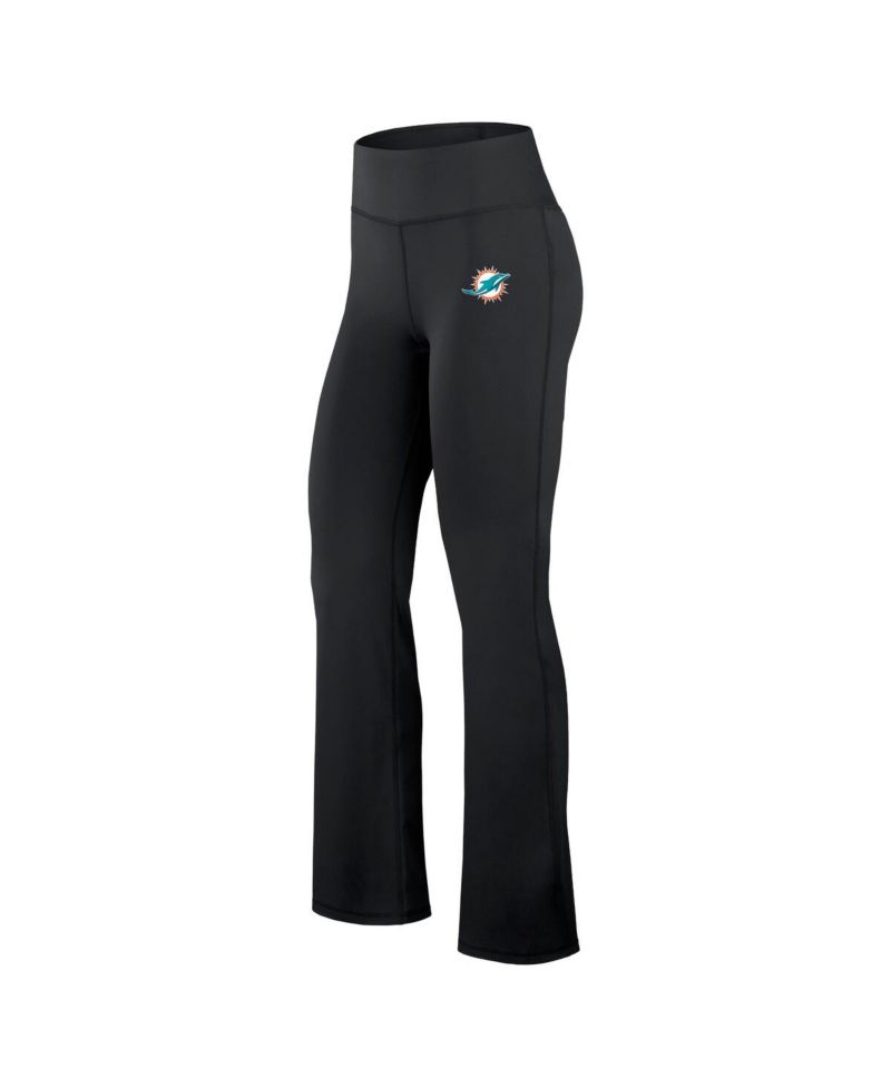 Women's Black Miami Dolphins Maxed Out Flare Leggings