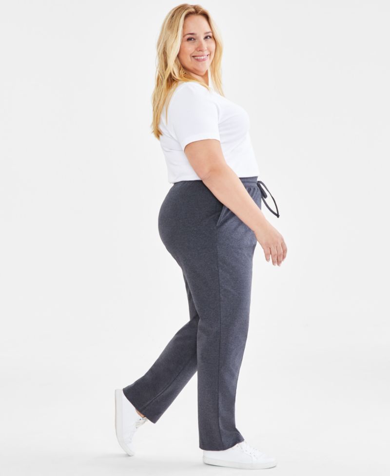 Petite Mid-Rise Pull-On Pants, Petite & Petite Short