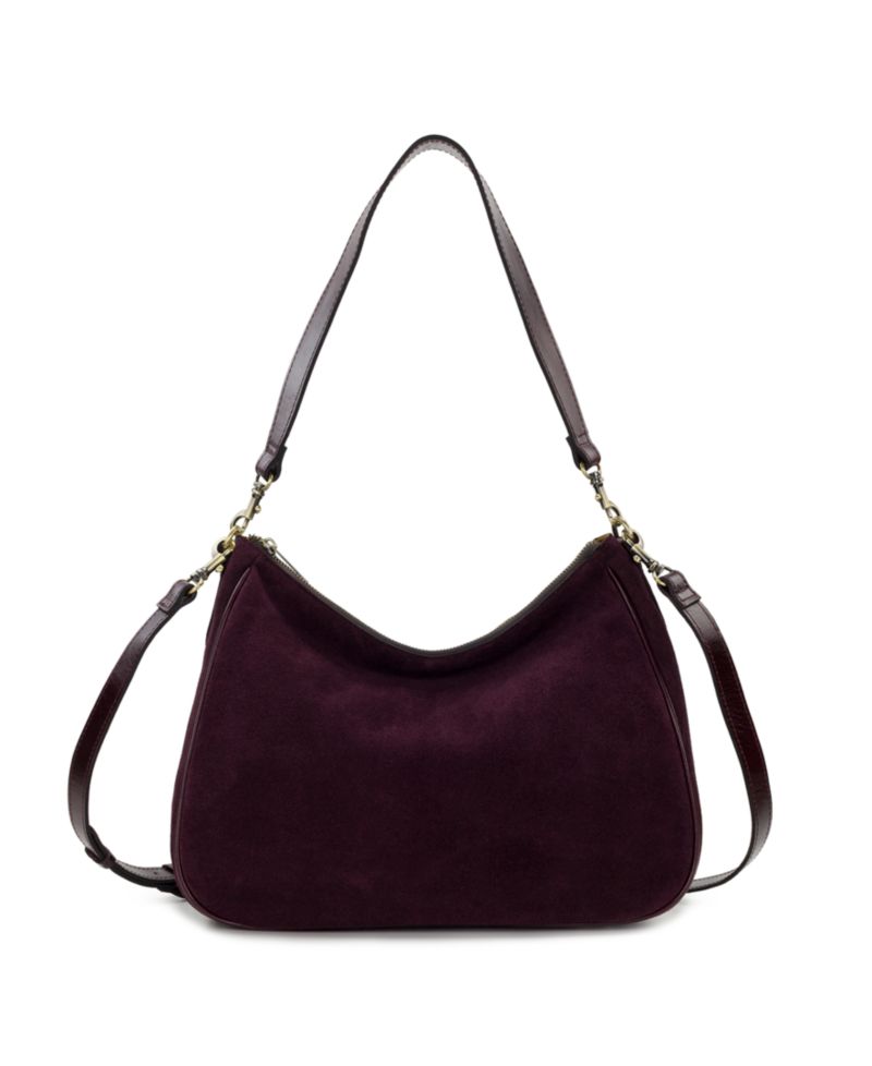 Athani Suede Large Shoulder Handbag