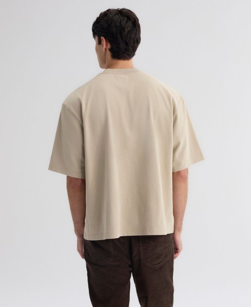 Men's Iconic New York Mets Heavyweight Boxy-Cropped T-Shirt