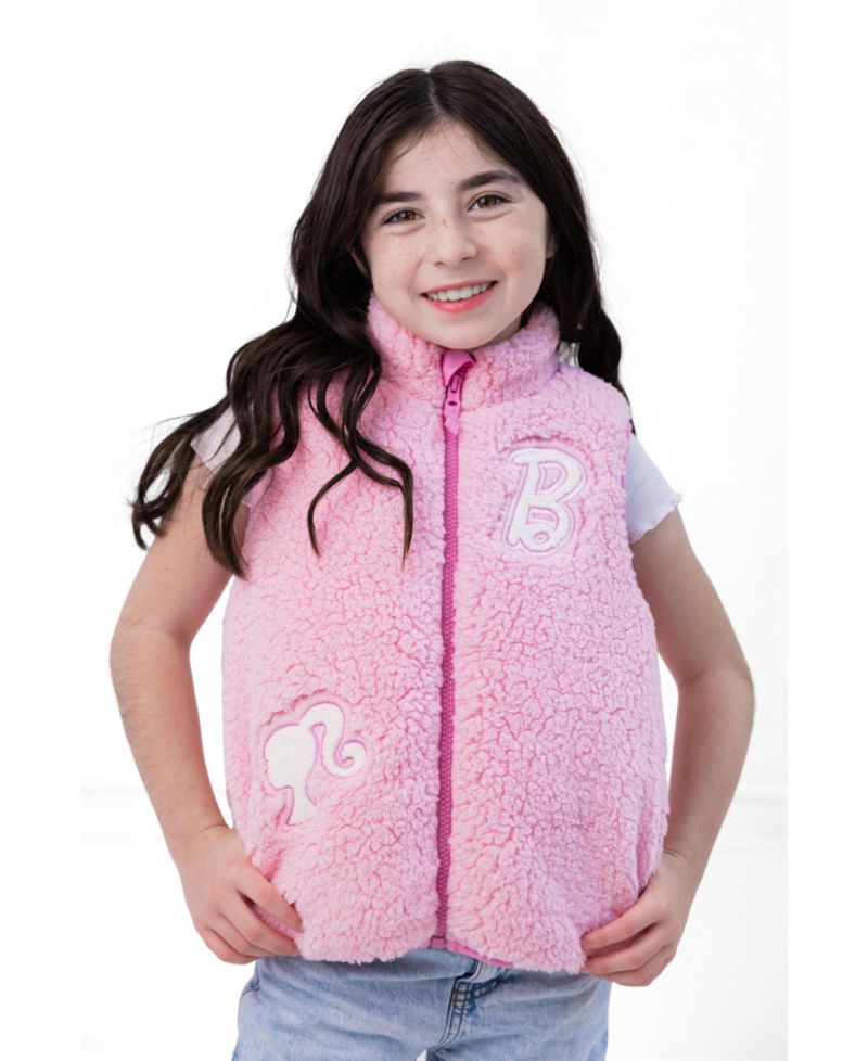 Girls' (4-16)months Zip-Up Fleece Vest