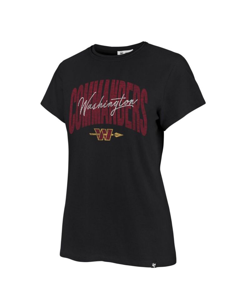 Women's Black Washington Commanders Muse Frankie T-Shirt