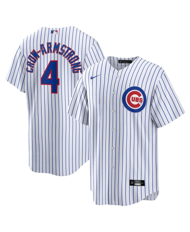Men's Chicago Cubs Pete Crow-Armstrong Home Replica Jersey