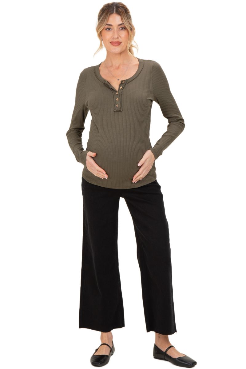 Women's Raw Hem Crop Wide Leg Jeans