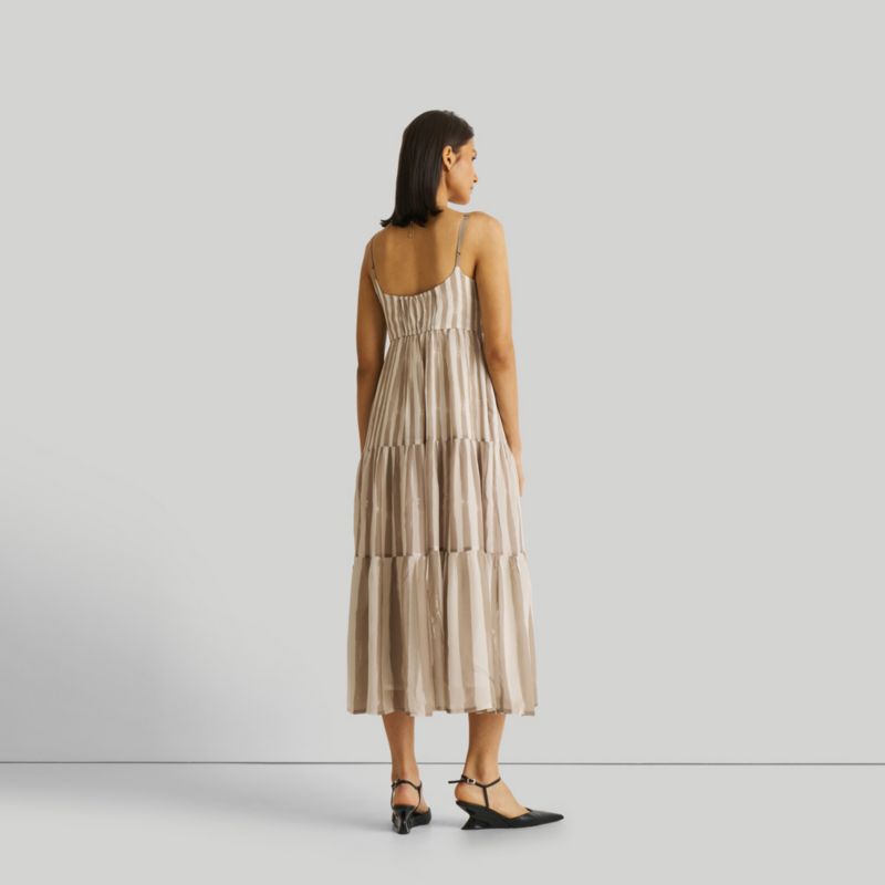 Women's Strappy Tiered Maxi Dress