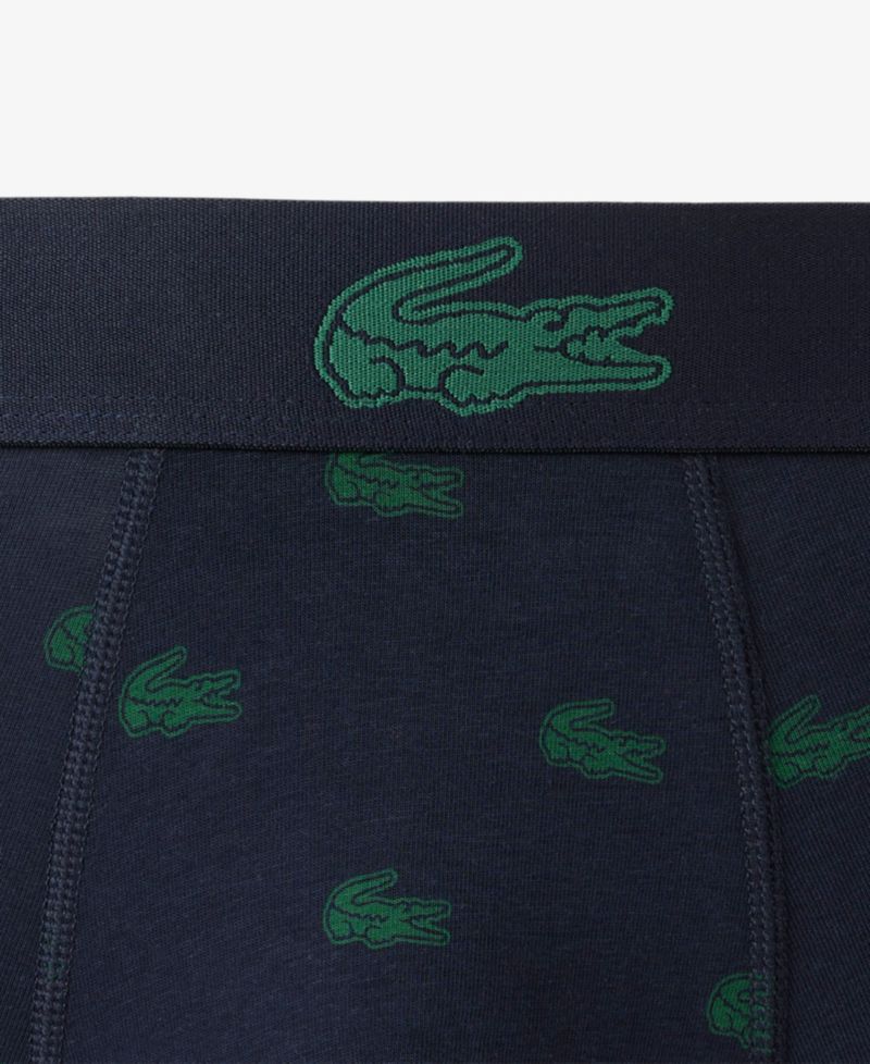 Men's Regular-Fit Stretch Mini Croc Trunks, 3-Pack