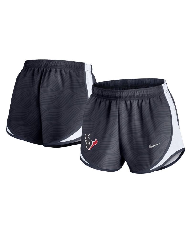Women's Navy Houston Texans Tempo Performance Shorts