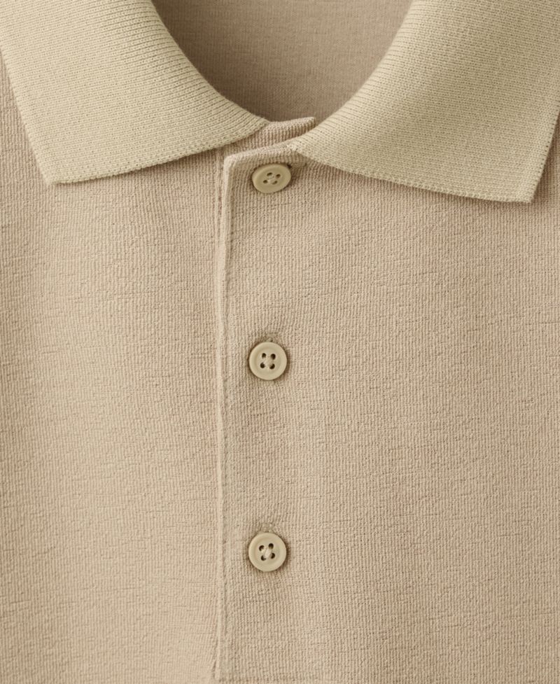 Men's Essentials Slim-Fit Pique Cotton-Blend Polo Shirt