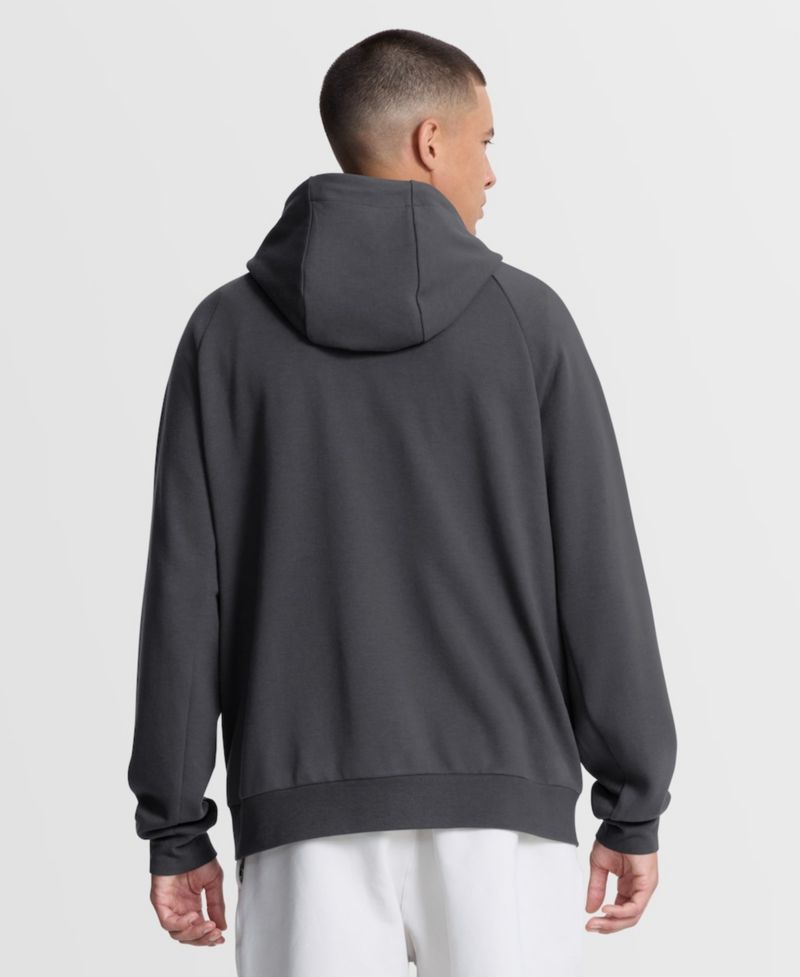 Men's Anthracite San Francisco Giants Authentic Collection Player Raglan Dri-FIT Full-Zip Hoodie