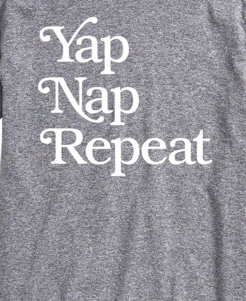 Men's Yap Nap Repeat Short-Sleeve Graphic T-Shirt
