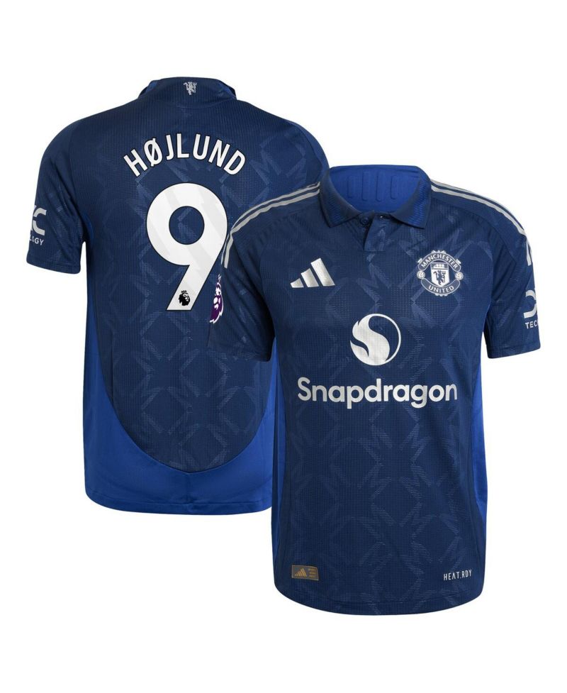 Men's Rasmus Hojlund Navy Manchester United 2024/25 Away Authentic Player Jersey