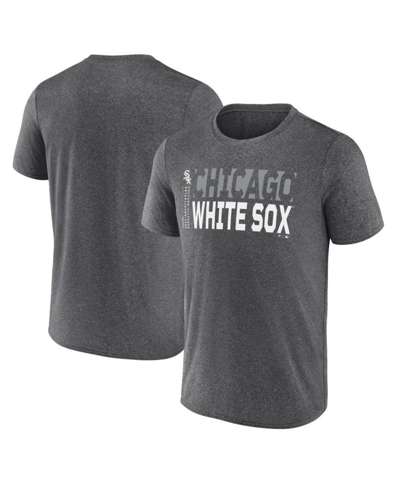 Men's Heather Charcoal Chicago White Sox Fundamentals Shoot for the Sky T-Shirt