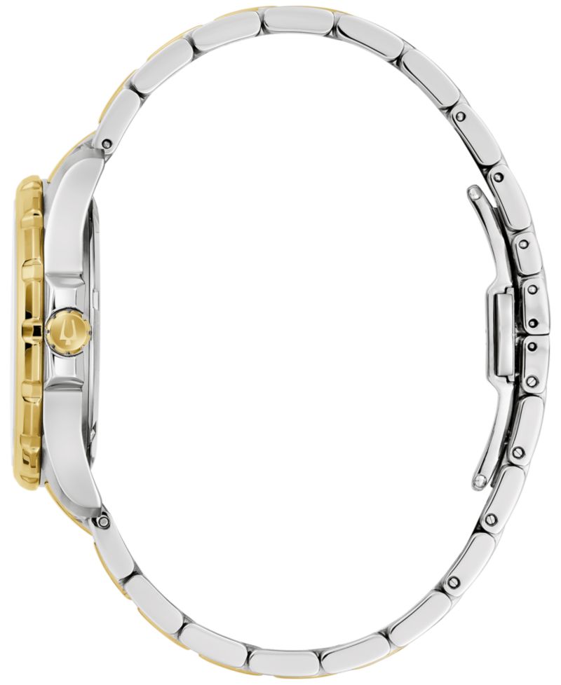Women's Marine Star Diamond Accent Two-Tone Stainless Steel Bracelet Watch 36mm