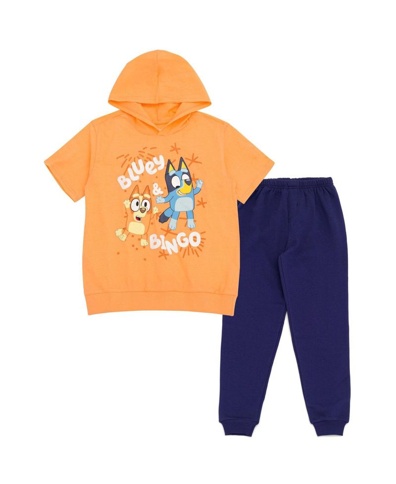 Boys'(5-12) 2-Piece Hooded Tee and Joggers Set