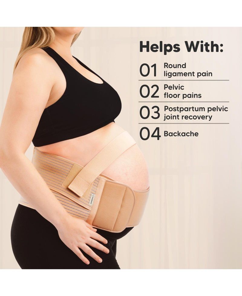 Maternity 2 in 1 Pregnancy Belly Support Band Belt, Pregnancy Must Haves Baby Belly Bands