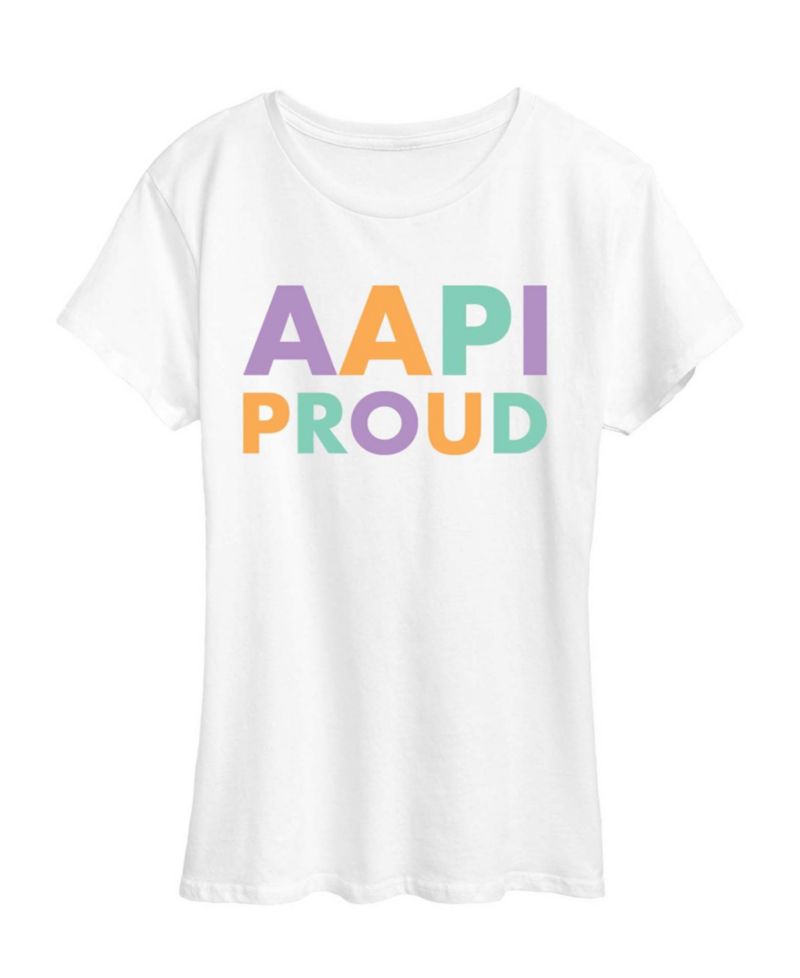 Plus Size Instant Message AAPI Proud Graphic T-Shirt