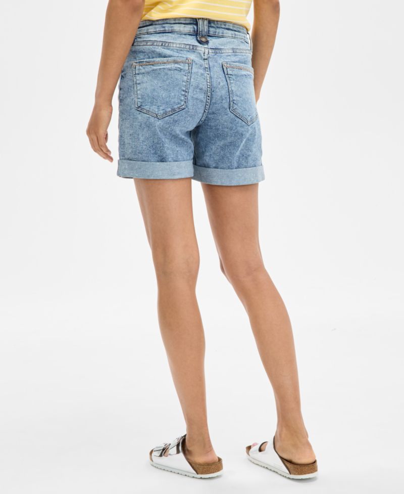 Nautica Women's Cuffed Denim Shorts