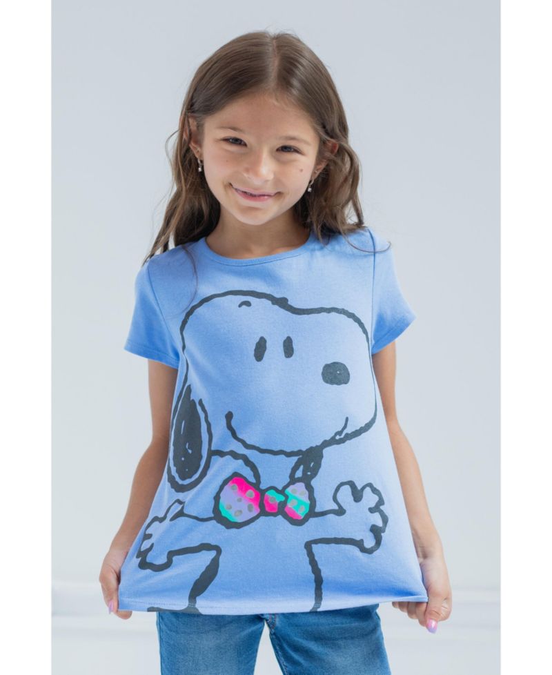 Girls Woodstock Snoopy 2 Pack T-Shirts to