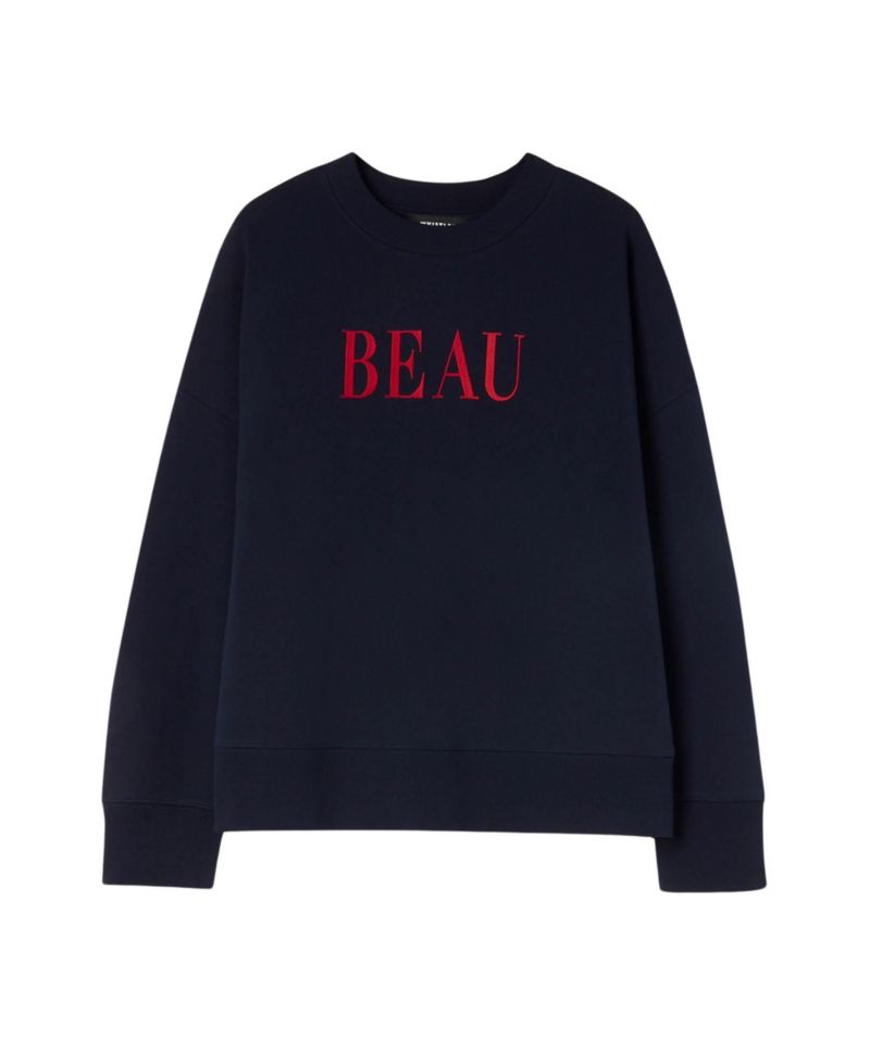 Women's Beau Cotton Oversized Crewneck Sweatshirt