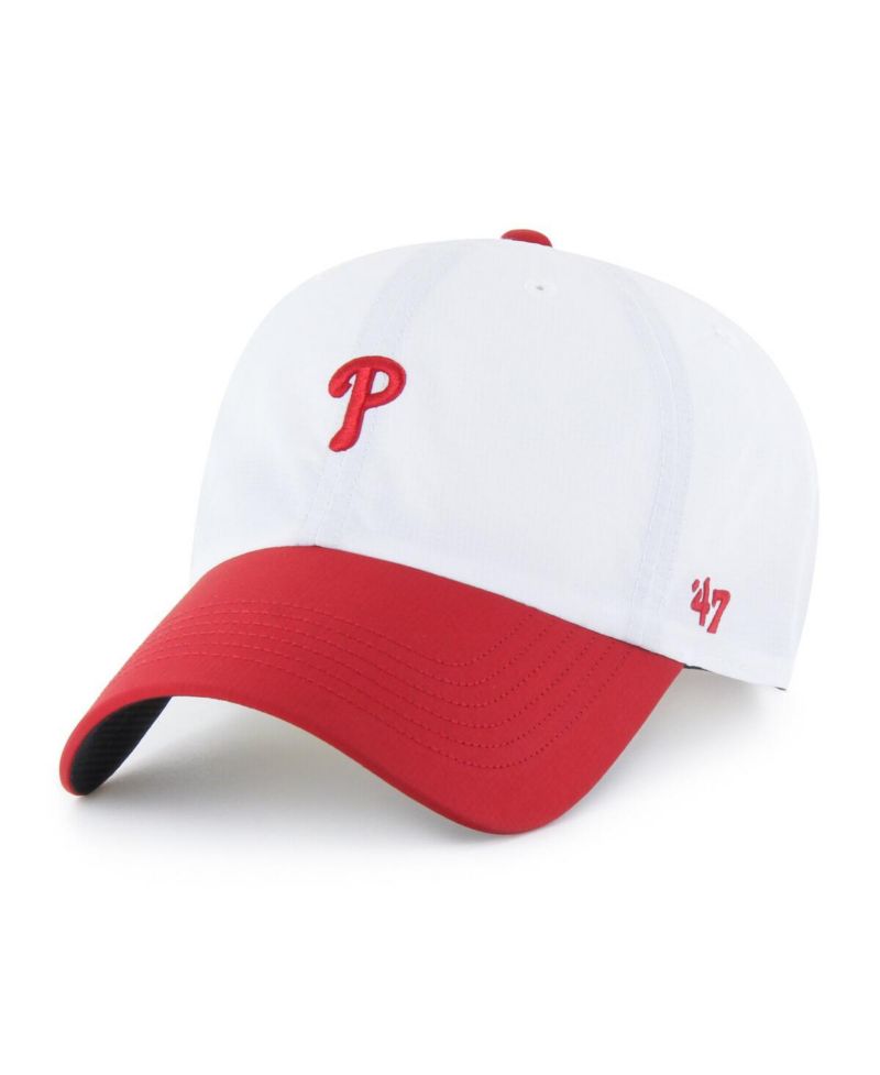 Men's White/Red Philadelphia Phillies Vista Mini Clean Up Brrr Adjustable Hat