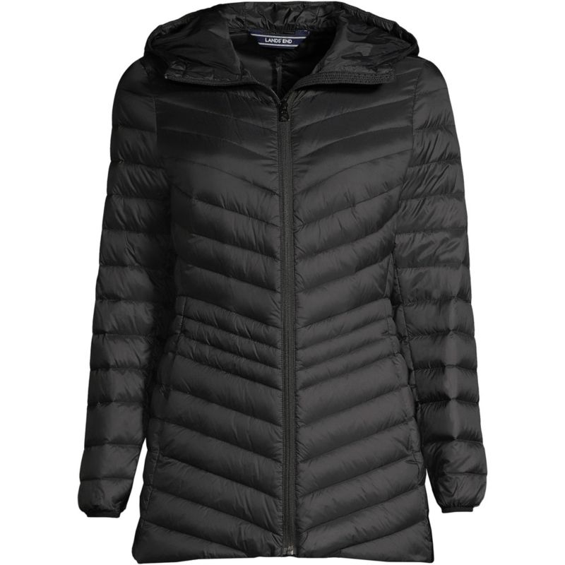 Women's Ultralight Packable Long Down Jacket