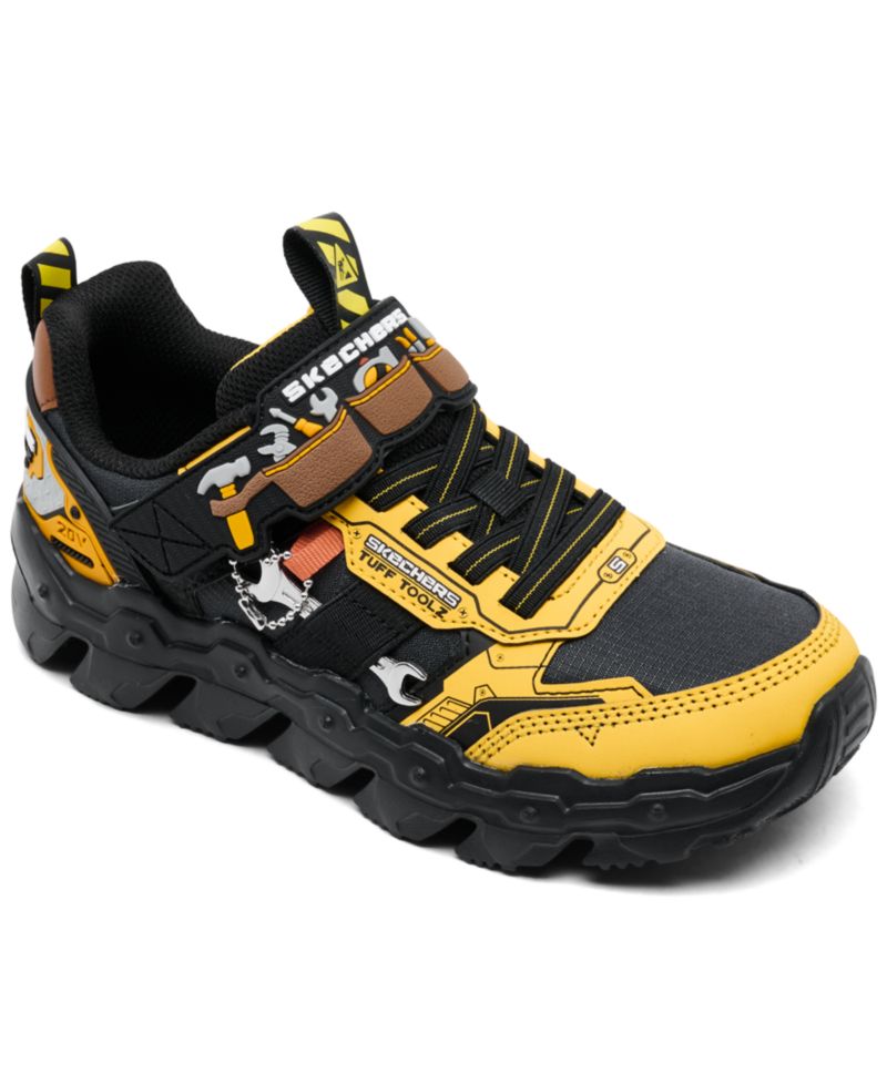 Повседневные кроссовки Little Kids Mega-Flex Lite - Tuff Toolz с ремешком на застежке от Finish Line