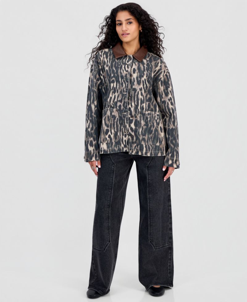 Juniors' Twill Barn Jacket