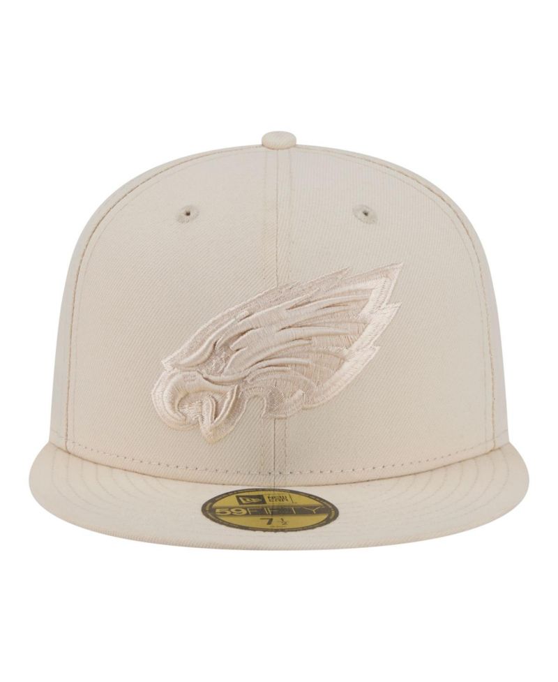 Men's Cream Philadelphia Eagles Color Pack 59FIFTY Fitted Hat