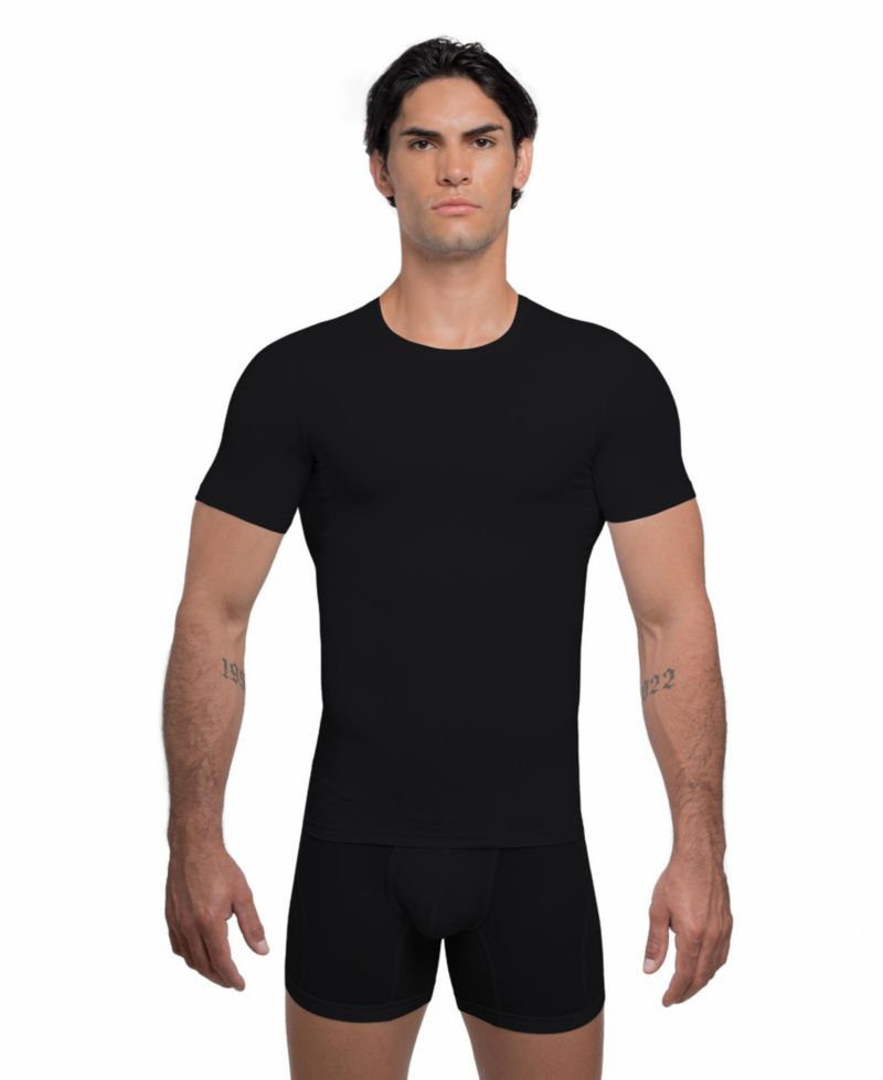 Men's Compression Slim-Fit Crewneck T-Shirt