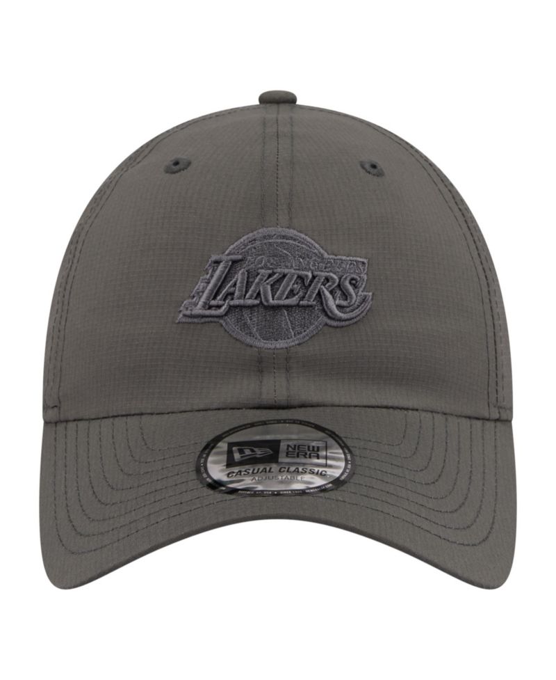 Men's and Women's Charcoal Los Angeles Lakers Ripstop Casual Classic Adjustable Hat