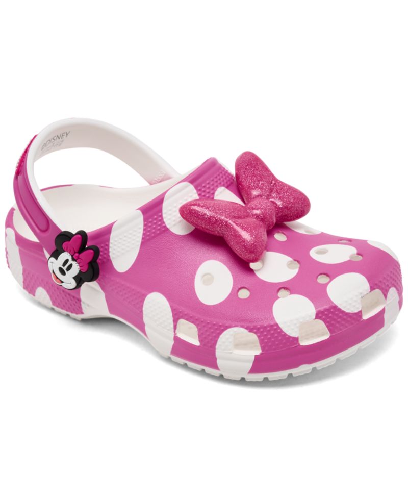 x Disney Little Girls Minnie Mouse Classic Clogs from Finish Line