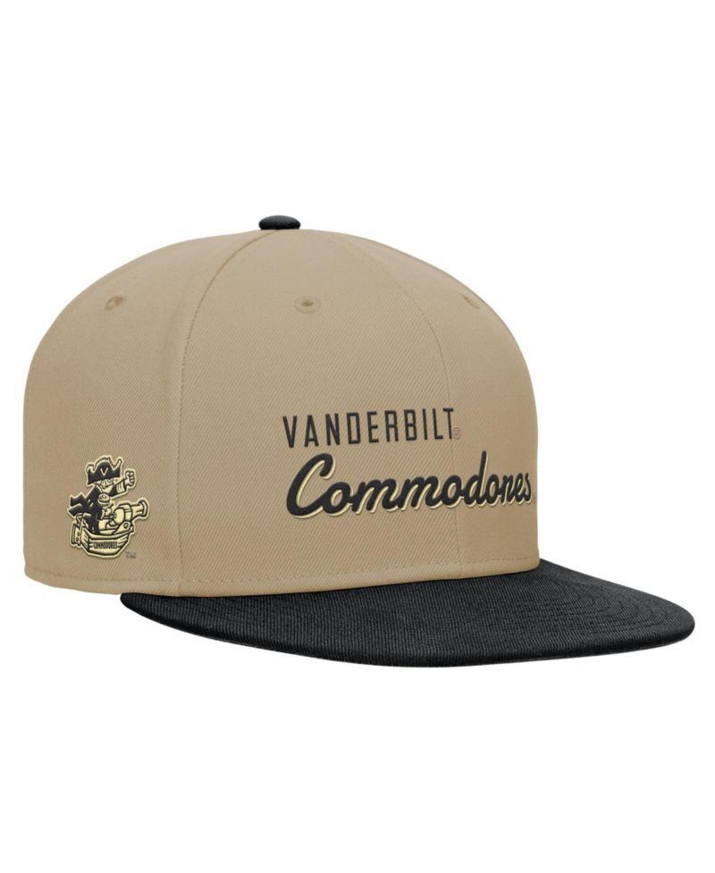 Men's Beige/Black Vanderbilt Commodores Pro Dri-FIT Snapback Hat