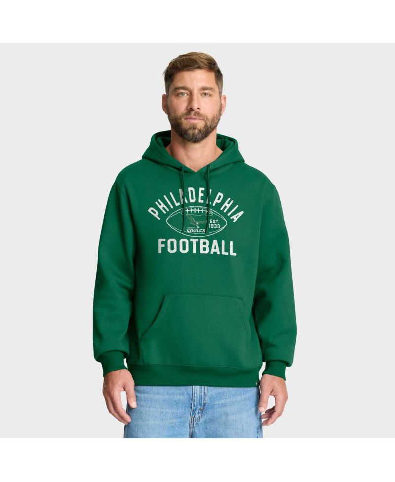 Men's Kelly Green Philadelphia Eagles Fumblerooski Legacy Pullover Hoodie