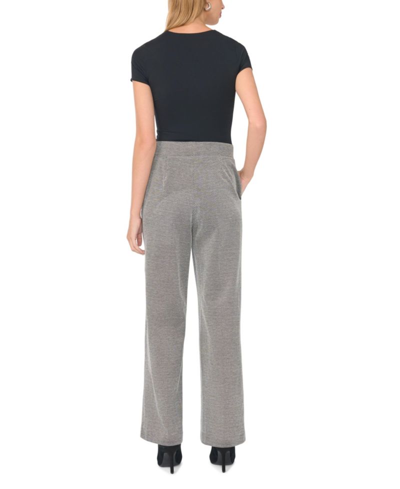 Women's Pintuck High-Rise Wide-Leg Pants