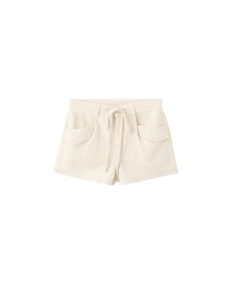 Women's Mid-Rise Flap Pockets Denim Shorts, 2.36" Inseam