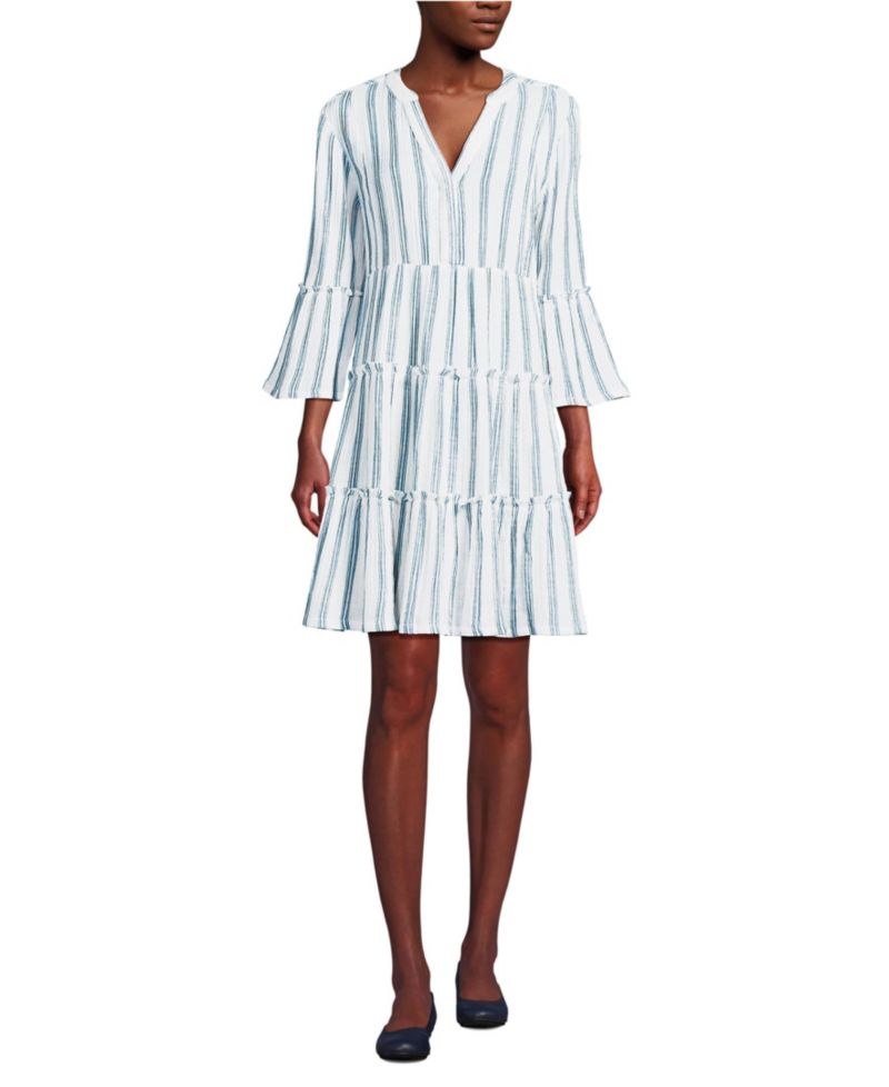 Women's Gauze Tiered Dress