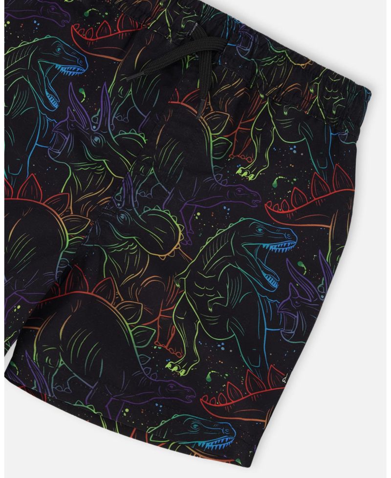 Baby Boys Swim Trunks Dinosaur Print