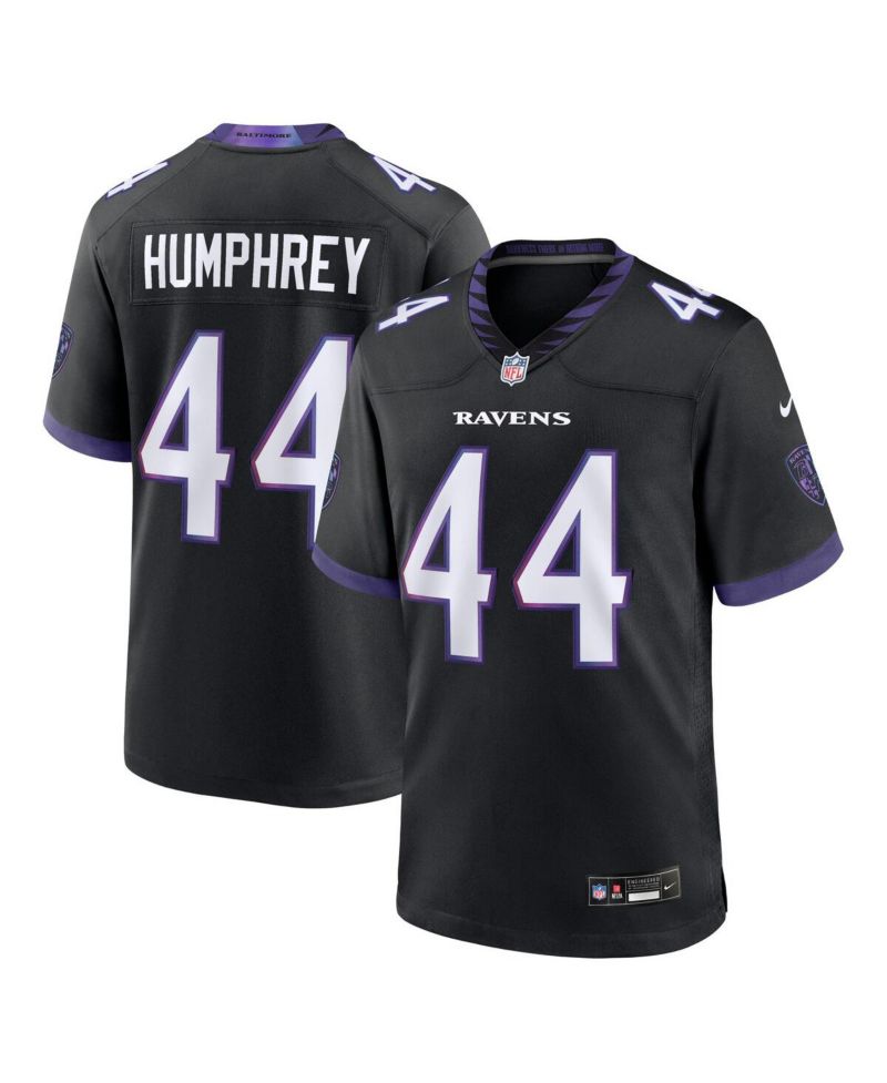 Men's Marlon Humphrey Black Baltimore Ravens Alternate Game Jersey