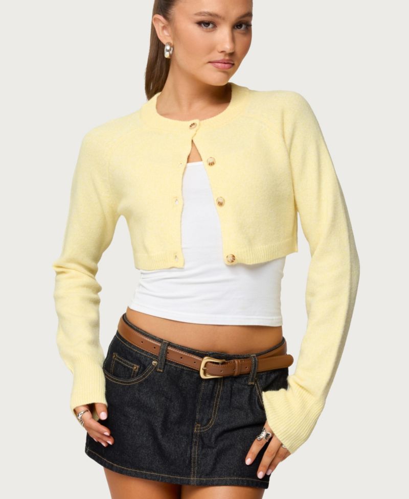 Women's Morgynne Cropped Knit Cardigan