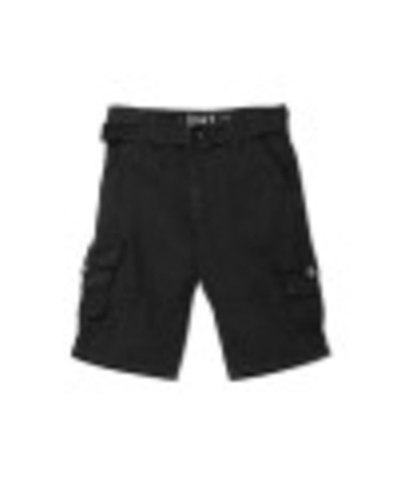 Big Boys Belted Twill Cargo Shorts, 8-18