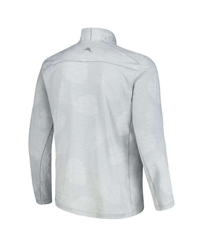 Men's Wisconsin Badgers Delray Frond Island Zone Half-Zip Jacket