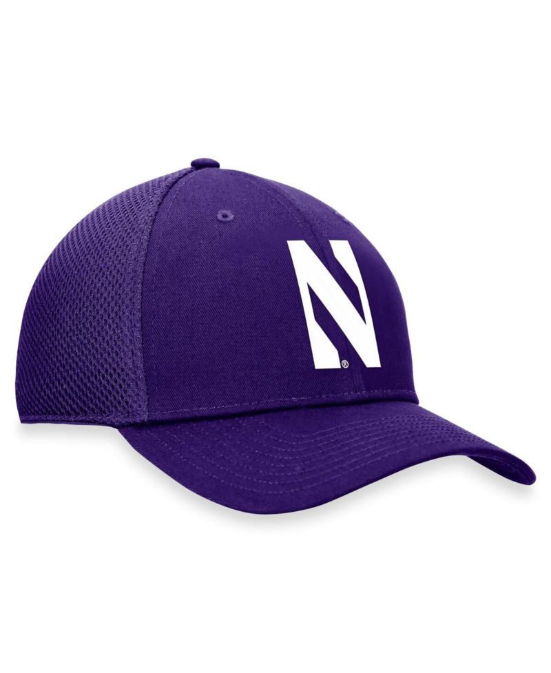 Men's Purple Northwestern Wildcats Spacer Flex Hat