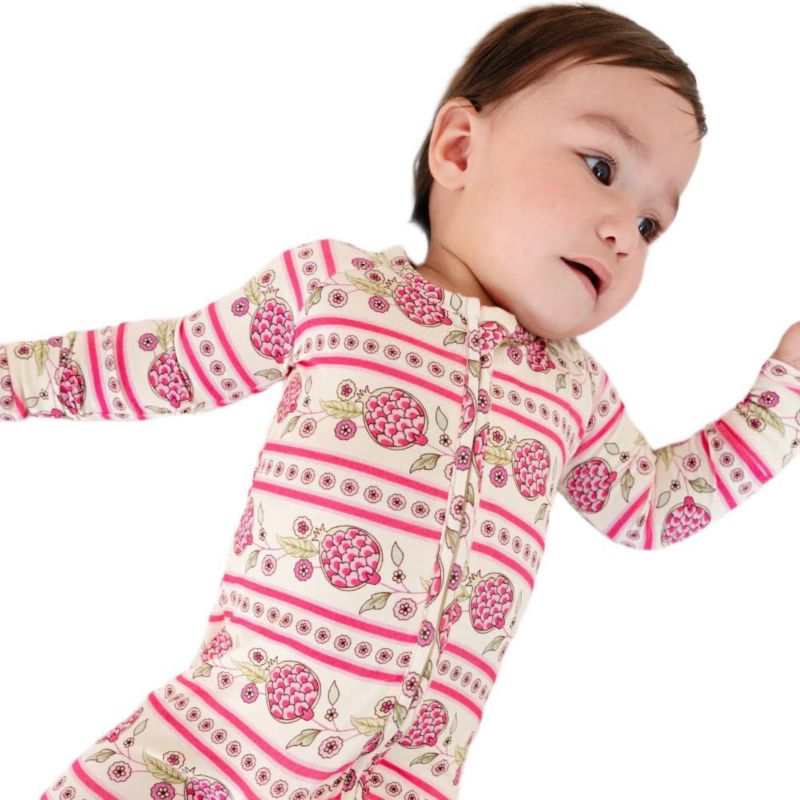 Baby Girl's Pomegranate Soiree Bamboo Sleeper