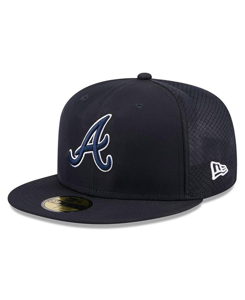 Men's Navy Atlanta Braves 2026 Batting Practice 59FIFTY Fitted Hat