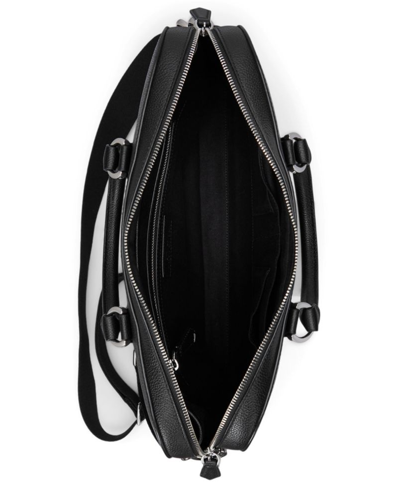 Men's Pebbled Leather Commuter Bag