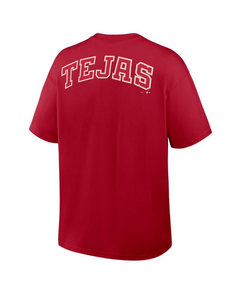 Men's Red Texas Rangers City Connect Max90 Pocket T-Shirt